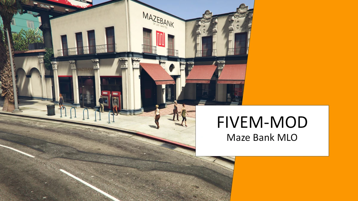 Maze Bank MLO – Fully Open Source | FiveM Ready